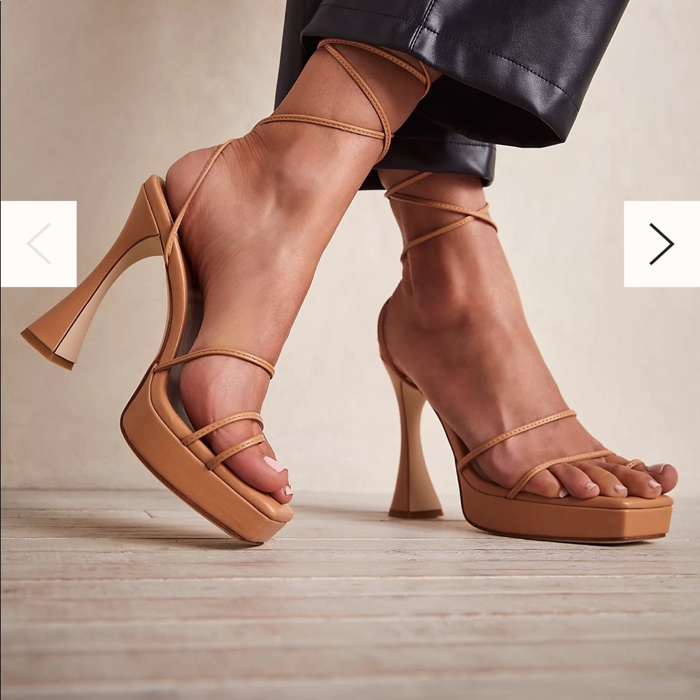 Clara wrap platform sandals